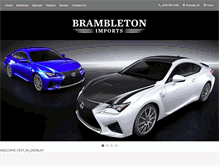 Tablet Screenshot of brambletonimports.com